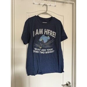 Disney Parks Genie Aladdin Blue Adult L T-Shirt Disney Franchise